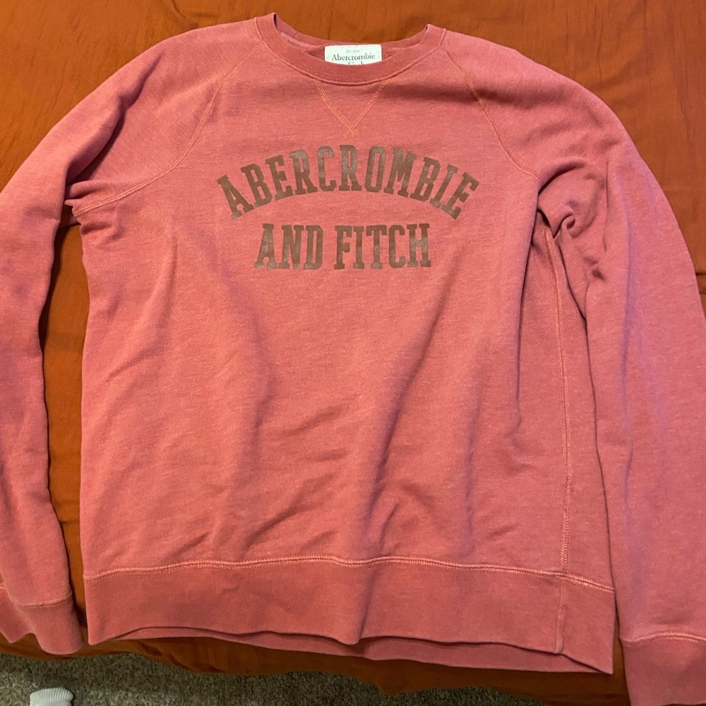 Abercrombie & Fitch Pink Crewneck Sweatshirt